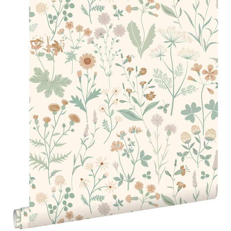Papier peint Tapati Summer Meadows, Crème