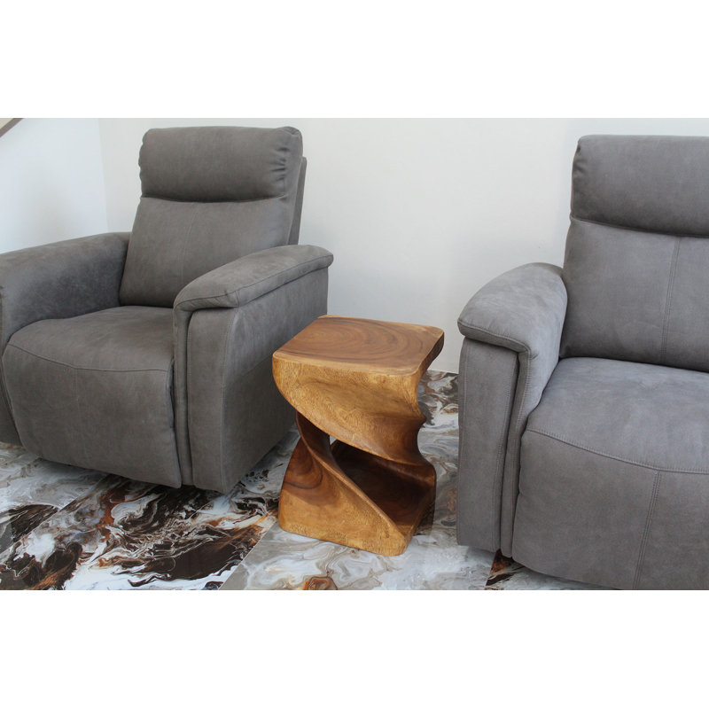 Ensemble de tables de bout Ahliya, Noyer, H 23 po x l 14 po x P 14 po