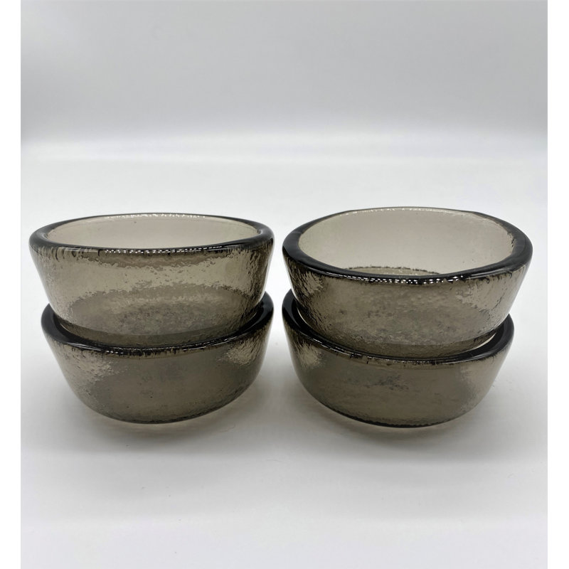 Small Sauce Bowls, Transparent Brown