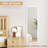 44" x 16" Framed Full Length Mirror, Wall-Mounted or Over the Door Mirror With 2 Adjustable Height -105164113