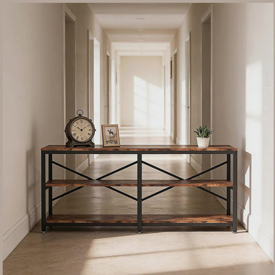 3-Tier Hall Table, Console Table Sofa Table, TV stand, Bookshelf