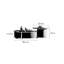 Ensemble de tables basses en marbre Luxury-Style