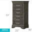 Commode à linge Louis Phillipe G3105-LC-725013517