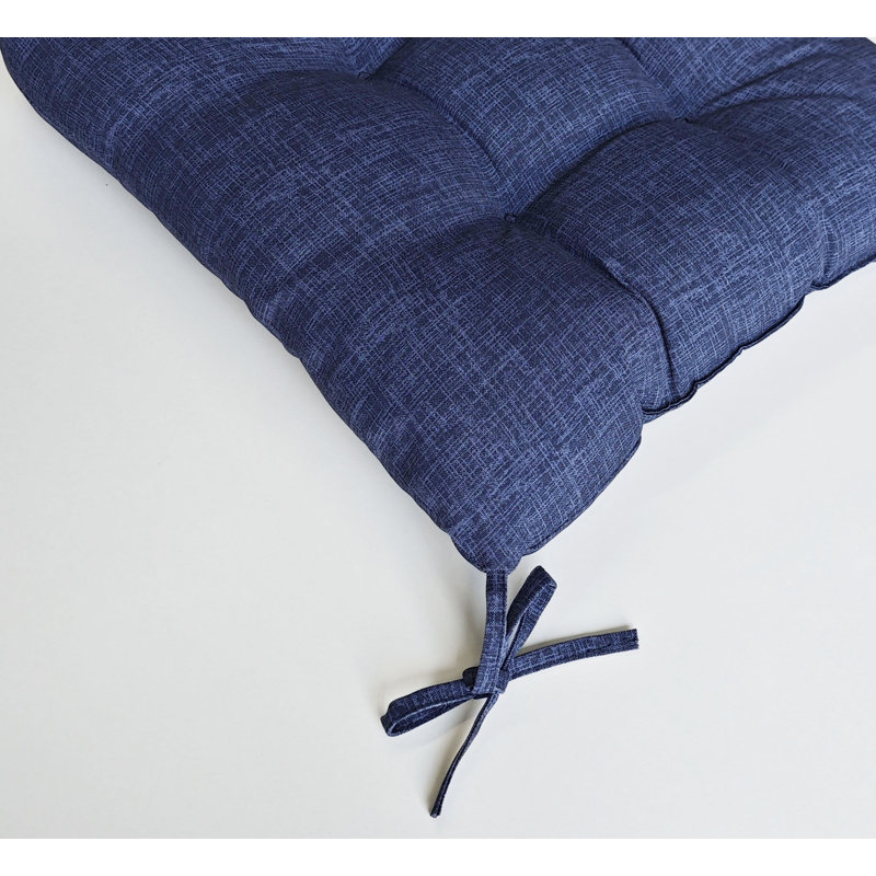 Coussins de siège intérieurs / extérieurs capitonnés, Bleu