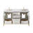Gracie 60'' Double Bathroom Vanity with Top-51573266-51573268