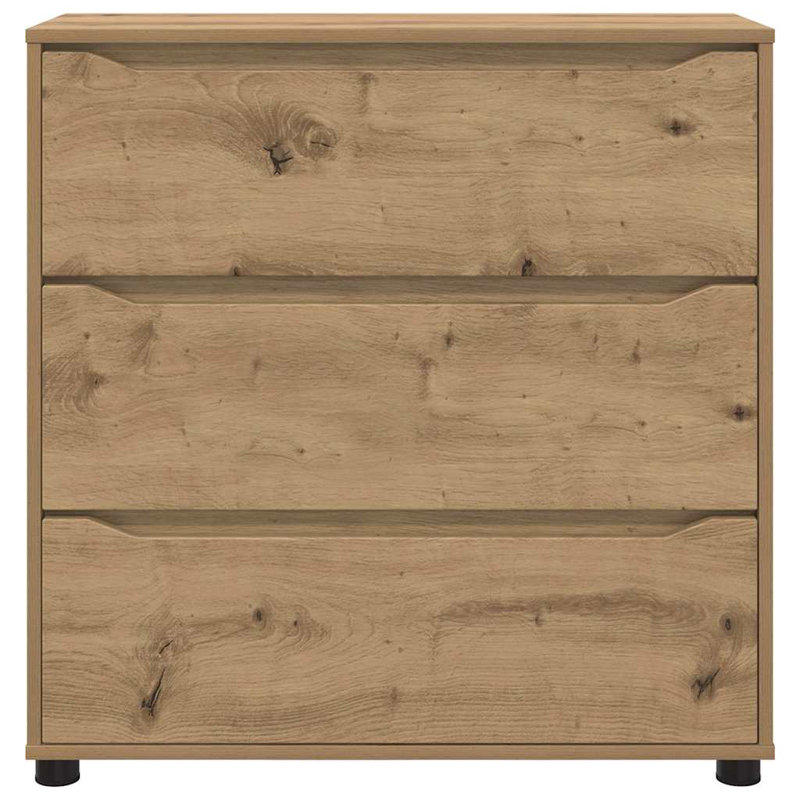 80cm W Chest of Drawers, Artisan Oak