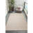 Ajeya Solid Power Loom Polypropylene Area Rug in Beige-1287335284