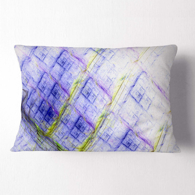 Coussin lombaire à grille de lumières Abstract