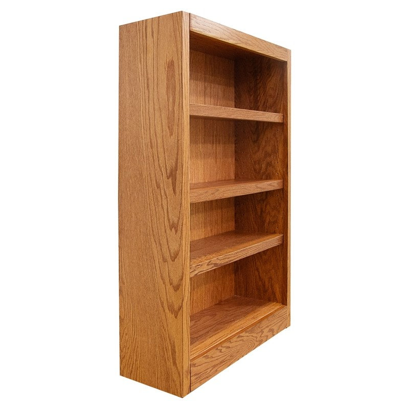  Bibliothèque à 4 tablettes simple en bois l 30 "x H 48"