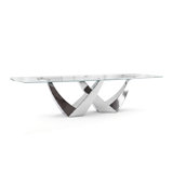 Rectangle Pedestal Dining Table