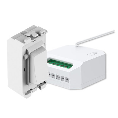 Ener - J Wireless Kinetic Grid Switch and 500W WiFi RF Receiver Module Bundle White 240V