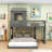  Amberjack Wooden Twin-Over-Full Bunk Bed With Playhouse-1286308047