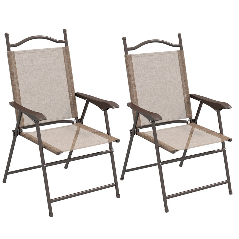Ensemble de chaises pliantes Julyn, Brun