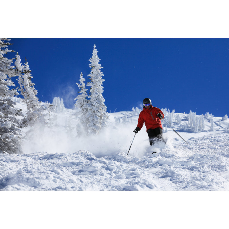 «Man Skier in Action» par Onfokus, H 20 po x l 30 po
