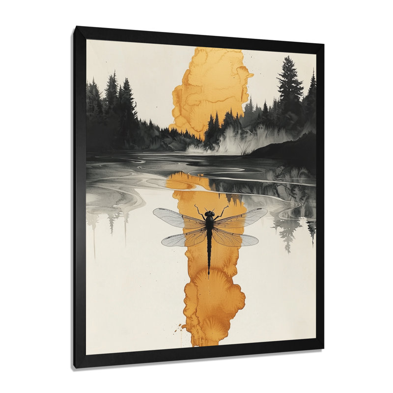 Pana - Animals Canvas Wall Art, Noir, H 20 po x l 12 po, Reproduction encadrée d'une seule photo