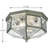 Manolla Beveled Glass Indoor / Outdoor Flush Mount-1601482814