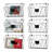 Wall Mounted File Rack For Office With Hooks, Set Of 6-99356834