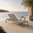 Ensemble de chaises longues inclinables 76 "avec table Harleen