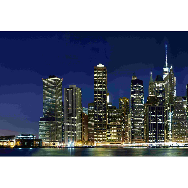 New York la nuit V, H 12 po x l 18 po