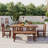 High-Quality Acacia Wood Outdoor Dining Set (1 Table, 1 Bench, 4 Chairs) - Ideal For Patio, Balcony, Backyard-112269352