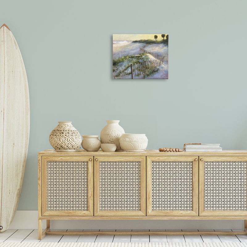 «Coastal Vibe Sea Dunes», art mural par David Swanagin, H 16 po x l 20 po