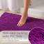 Ensemble de 2 tapis de salle de bain Plymouth Home - Tapis de bain en mousse à mémoire de forme 32 po x 21 po et 24 po x 17 po avec dessus en chenille pour un décor de salle de bain élégant - Tapis de bain lavables à la machine -19700567