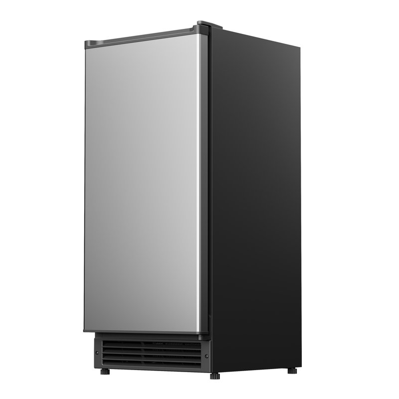 Machine à glaçons sous le comptoir de 15 po Chichef, machine à glaçons encastrée sans drain, 25 lb / jour, capacité de rangement de 23 lb