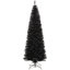 Arbre de Noël HOMcom 8 pi, arbre de Noël artificiel non éclairé, sapin de Douglas mince avec branches réalistes, arbre d'Halloween avec 1168 pointes, noir-1441509308