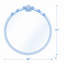 Miroir mural 30x31 "
