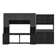 2 Piece Office Set Include 47'' W Bookcase And 90.6'' W Computer Desk  With Hutch