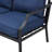 3 - Person Patio Sofa with Coffee Table Set with Cushions-1656956077