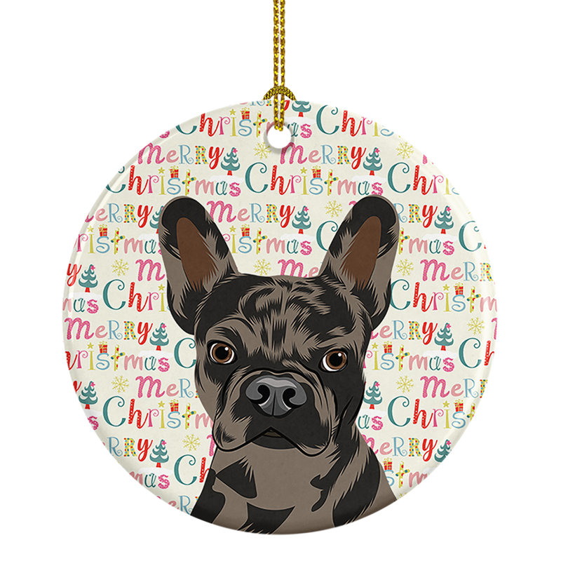 Figurine suspendue bouledogue français
