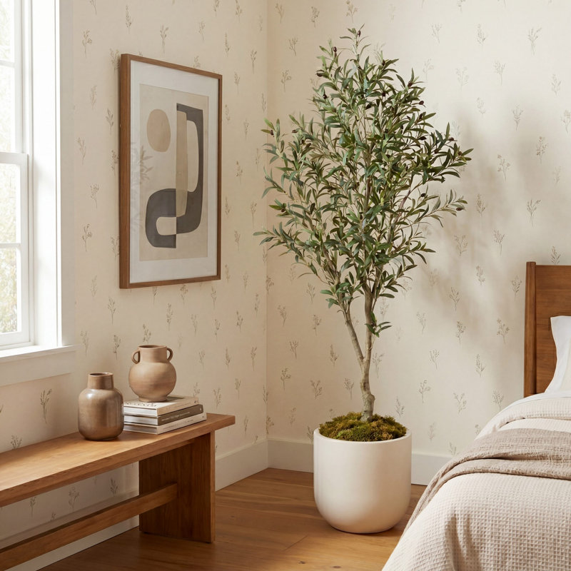 80 po Olive artificielle aérienne, 80 inch