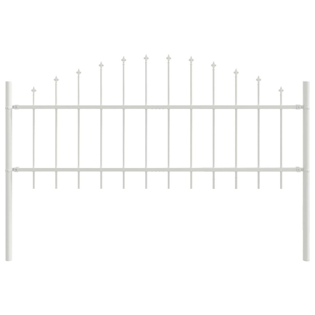 115cm H x 170cm W Powder-Coated Steel Border Fencing
