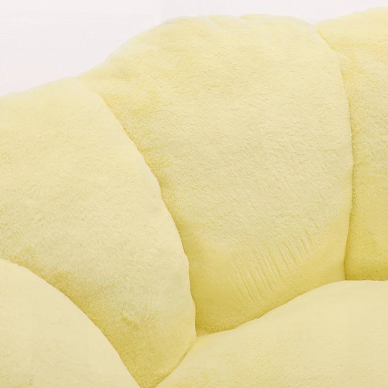Canapé ergonomique sans assemblage pour fauteuil à billes avec mousse haute densité et tissu anti-salissure pour un confort moderne