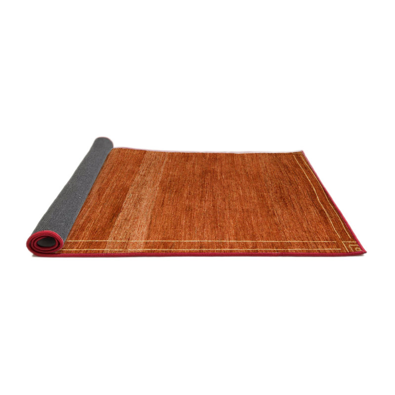 Tapis décoratif multicolore à motif abstrait, Rond 8 pi