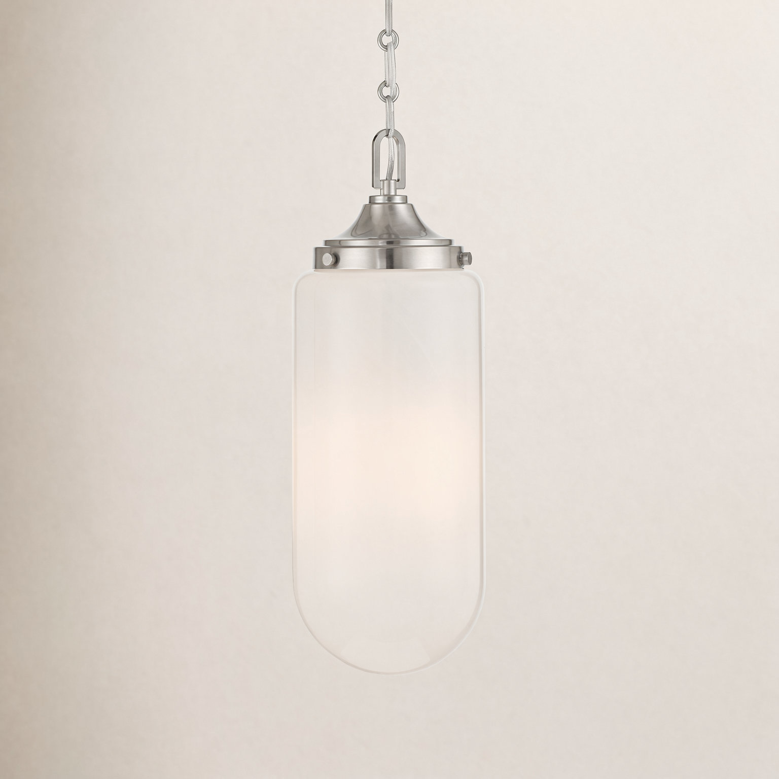 Dimmable 3-Light Pendant, Satin Nickel