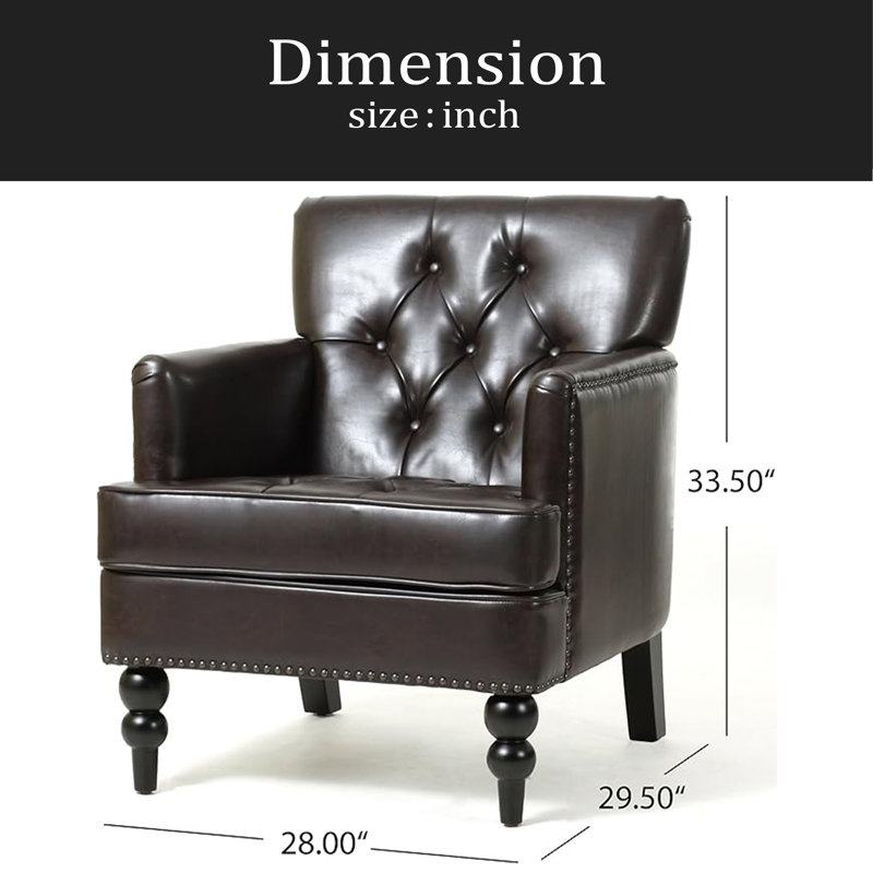 CHAISE CLUB TUFFÉE