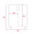 Black Wengue Rectangle Storage Cabinet Base