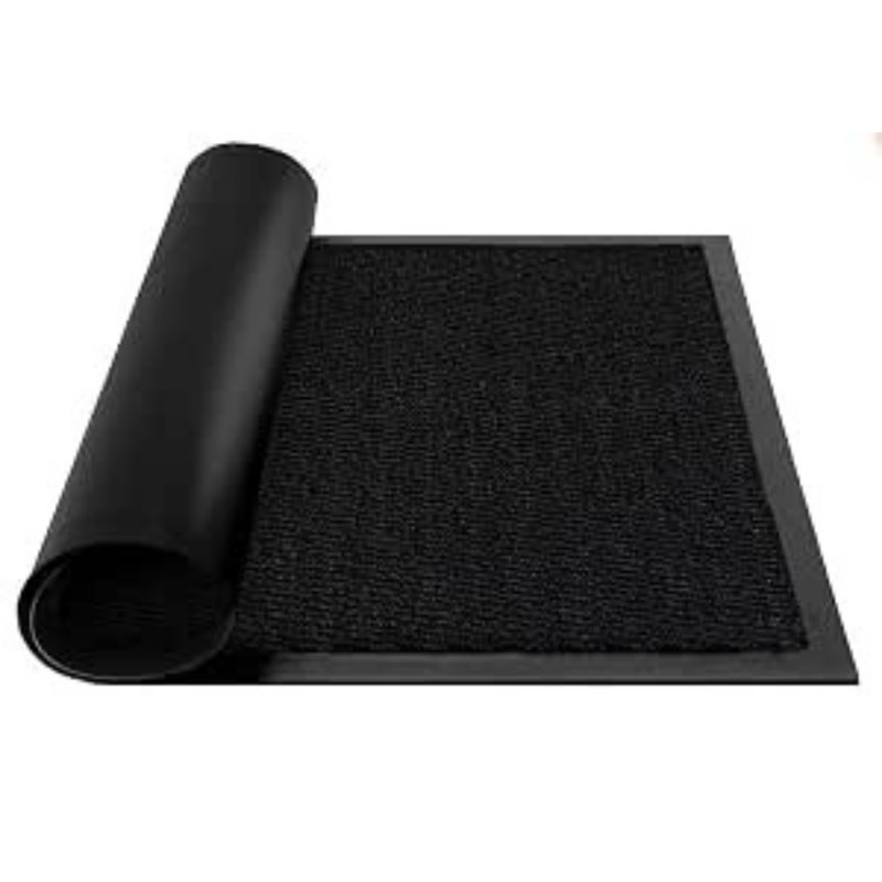 Non-Slip Doormat, Black, 120cm W x 180cm L