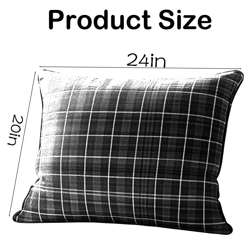 Modern Plaid Pillow
