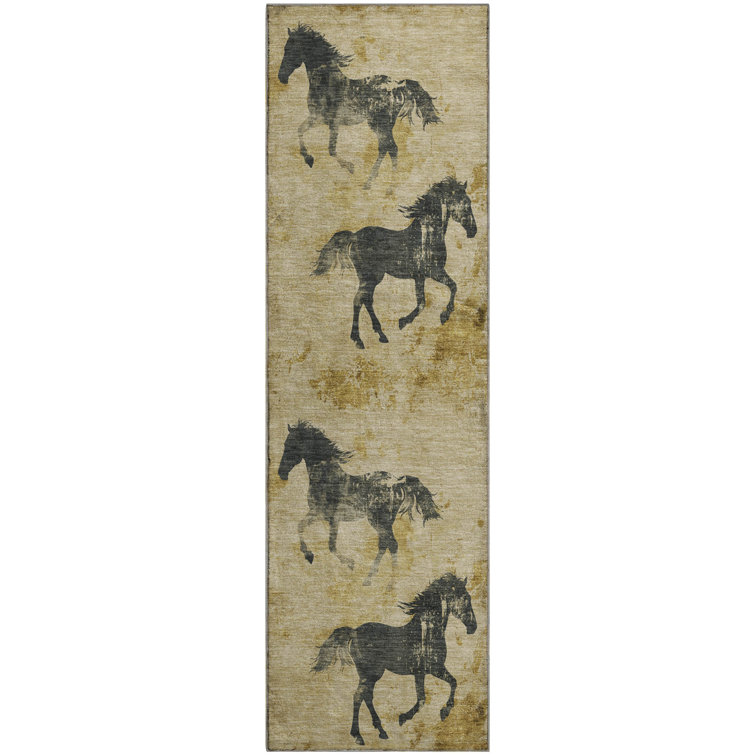 Premium Machine Washable Varroville AMF1717 Animal Rug