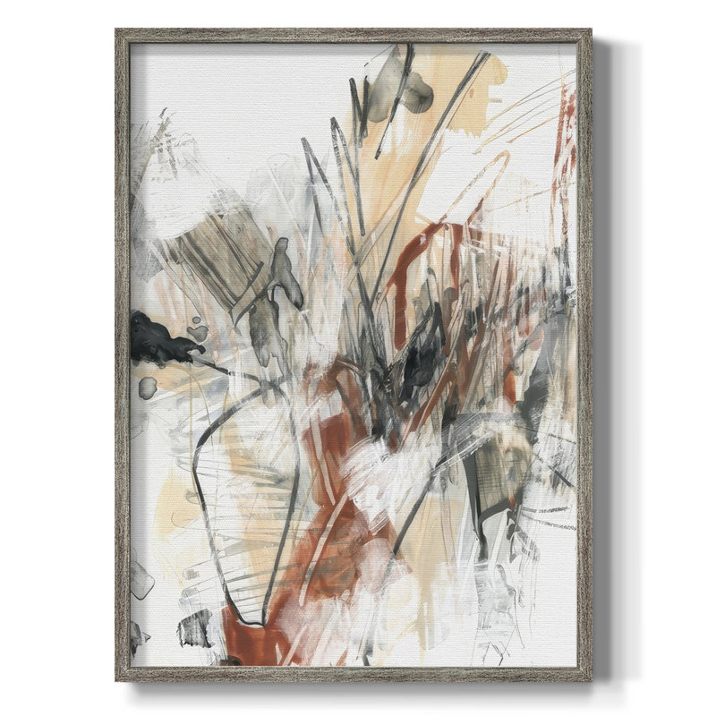Oxide Manuscript II Framed Print - Solid Wood