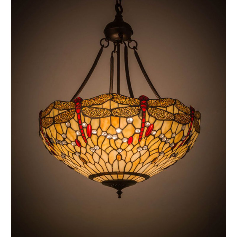 Tiffany Hanginghead Dragonfly 4 - Light Pendant
