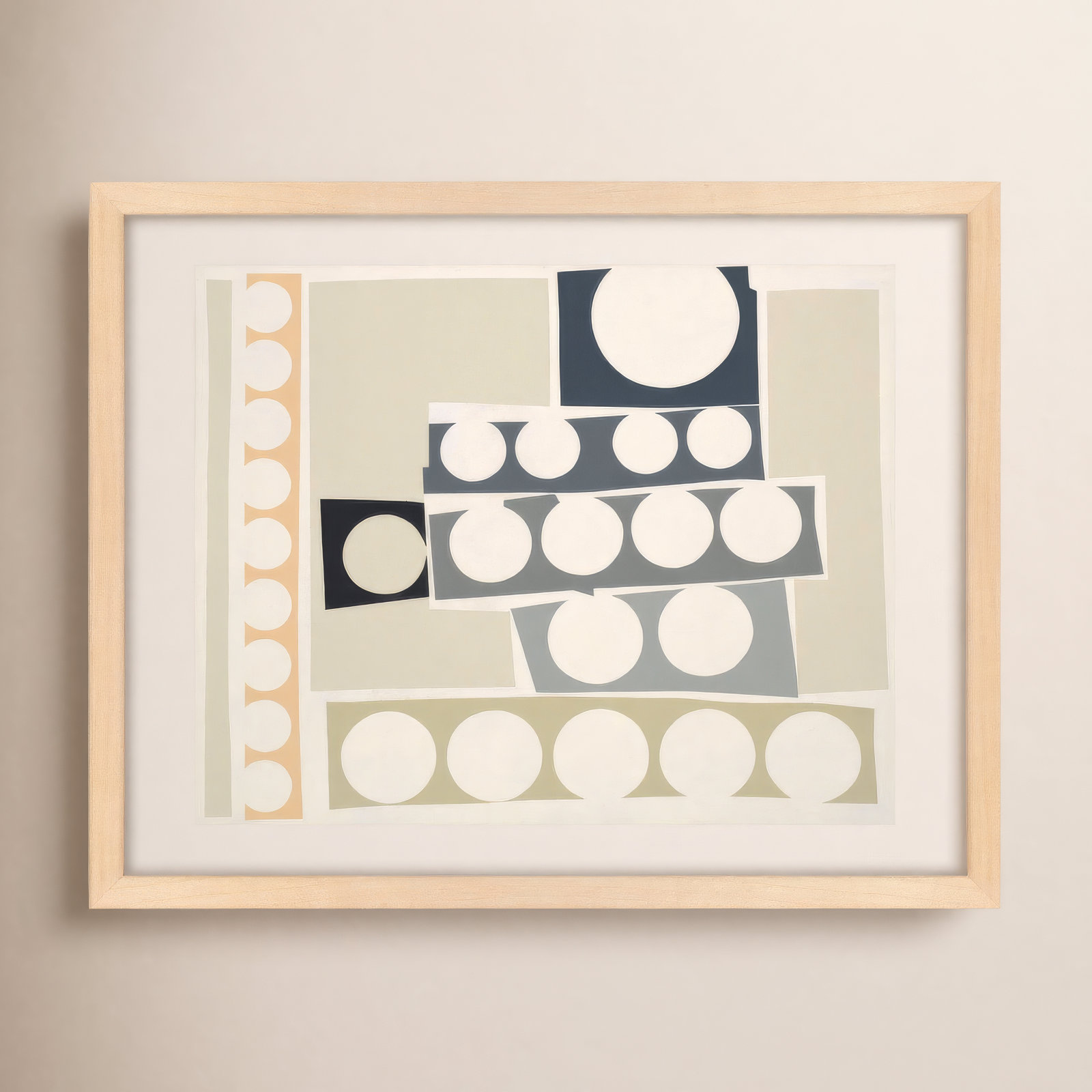 Cosmos 6.0 Print by Lee Lessem, Brown Framed, 30" H x 38" W x 1.25" D