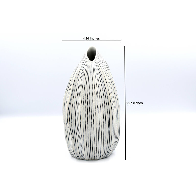 Vase de table Bayoleth, Bleu
