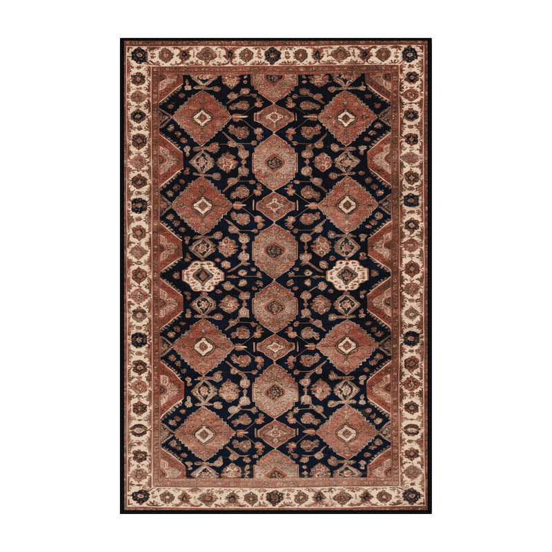 Tapis brun lavable à la machine