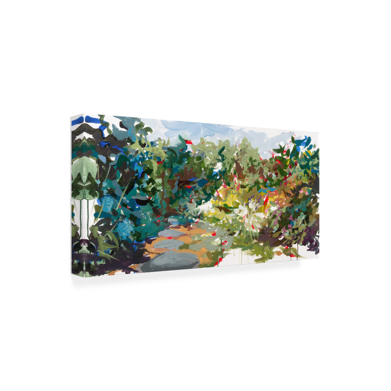 «Beth’S Garden» par Joanne Hastie, reproduction d'art sur toile tendue, H 16 po x l 32 po x P 2 po