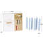 Bougies colonne sans flamme pour l'intérieur et l'extérieur avec télécommande (ensemble de 6)-1563941230-1563941225