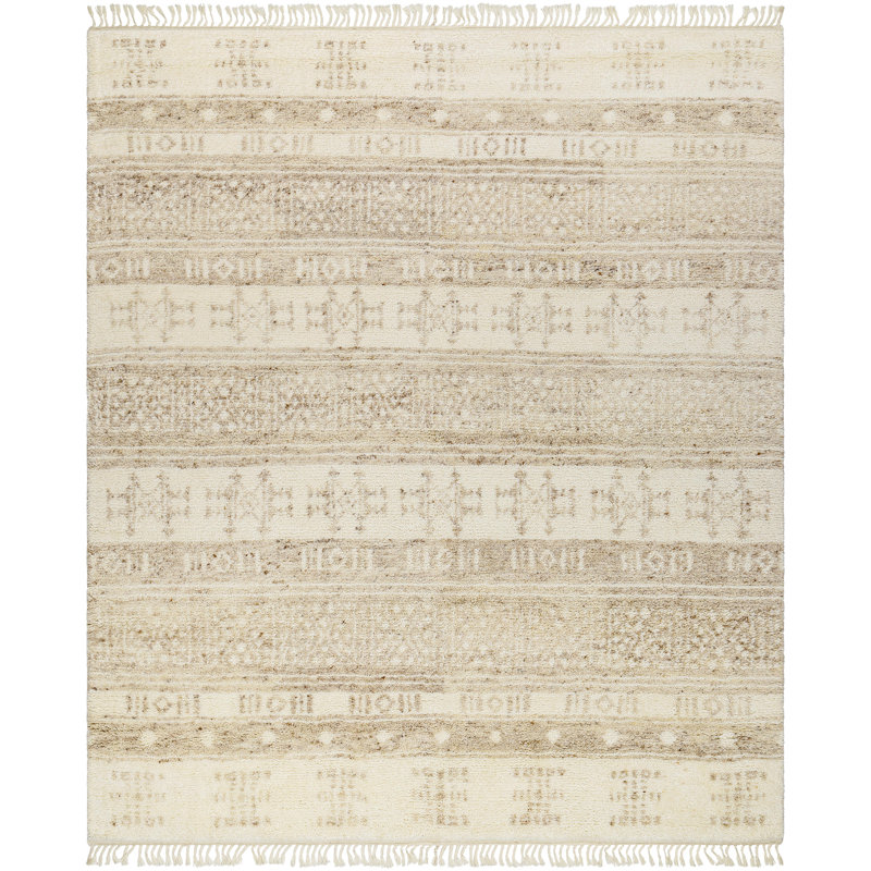 Tulsa Wool Moroccan Area Rug, Rectangle 10' x 14'